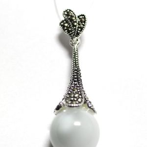 Round Beads Marcasite Tibetan necklace